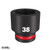49666376 Milwaukee SHOCKWAVE™ 3/4in Drive 38mm Standard 6 Point Impact Socket