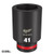 49666416 Milwaukee SHOCKWAVE™ 3/4in Drive 41mm Deep 6 Point Impact Socket
