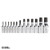 48229532 Milwaukee 13pc 1/4in and 3/8in Drive Torx Bit Socket Set