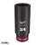 49666125 Milwaukee SHOCKWAVE™ 3/8in Drive 3/4in Deep 6 Point Impact Socket