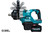 TW010GZ Makita XGT Impact Wrench 40Vmax 1in D-Handle with Extended Anvil