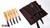 NX-CH5-CV-LR Narex set of Carving Chisels 'START' in leather roll