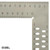 HD-CP-MH-800 Hedue Carpenter Square 800 mm with Marking Holes made from Stainless Steel