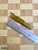 MBHK72-BRS-6158 Higonokami Japanese Folding Knife 72mm Blue Paper Steel  Double-Edged Blade (Brass handle)