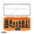 A-656QS Klein KNECT™ Quad-24 Heavy-Duty Impact Flip Sockets SAE and Metric 9-Piece