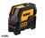 DW0822-XJ DeWALT Self Leveling Cross Line Plumb Spots