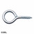  Zinc Eye Screw (10 Pieces)