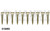  Macsim  Premium Collated Drywall Screw YZ Fine Phillips Bugle Head #2 (1000 Pieces)