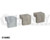 BN1112 Mardeco Cabinet Knob L Shape 25 x 25mm Brushed Nickel