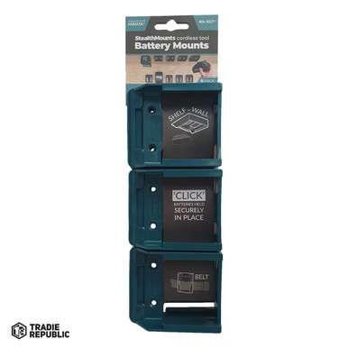 StealthMounts Supports De Batteries Makita 40V XGT 6-pack BLEU BM-MK40