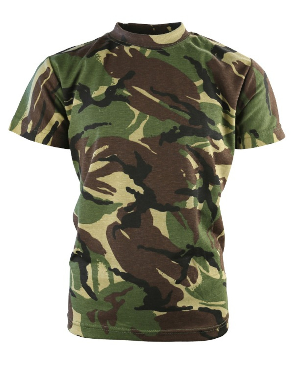 Woodland Crew Neck Kids Camo T-shirt | Dallaswear