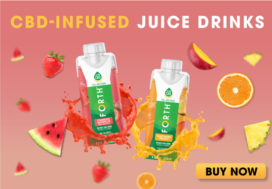 CBD-Infused Juice Drinks - 8 Count