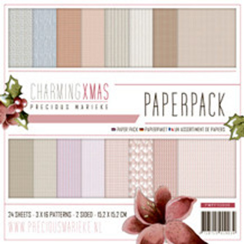 Papermania Papirblok Charming XMAS