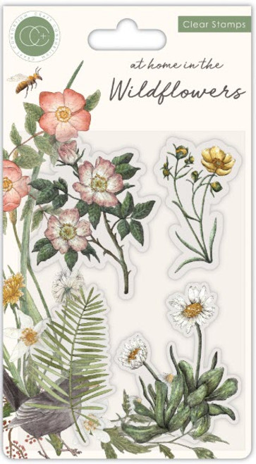 CCSTMP036 At home in the wildflowers - Flora- Stamp Set