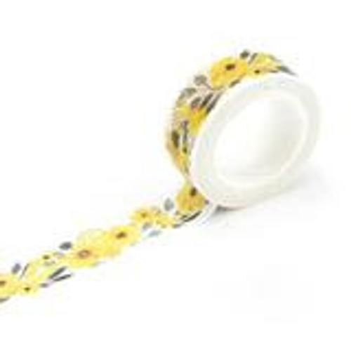 Washi Tape Yellow Plum Flower