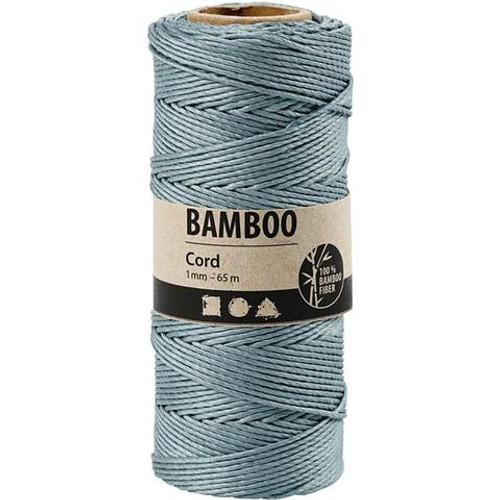 Bamboo Cord "Dark Turquoise" 503487 pr meter