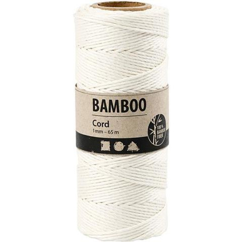 Bamboo Cord "White" 503481 pr meter