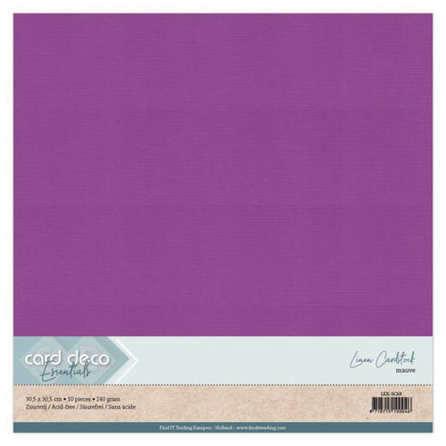 Linnen Karton Mauve (582068)