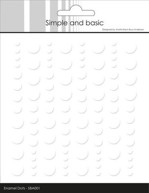 SBA001 Enamel Dots Soft White (96 pcs)