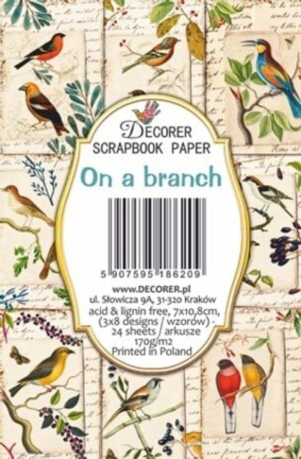 Decorer On a Branch Paper Pack