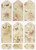 Reprint French Flowers Collection A4 Paper Pack (RBP005)