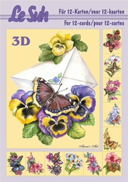 3d A5 bog: Smukke blomster.