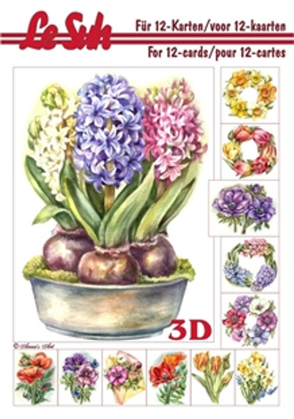 3d A5 bog: Friske blomster2.