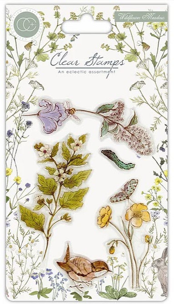 CCSTMP005 Wildflower Meadow - Wild Flowers - Clear Stamp Set