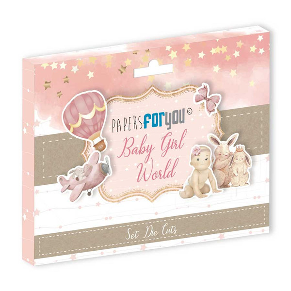 PFY3470 DIE CUTS BABY GIRL WORLD