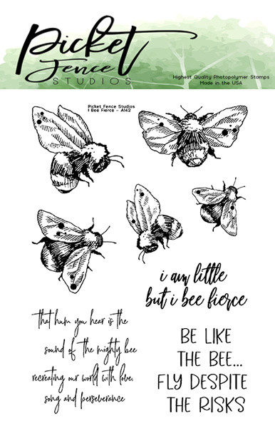 PFS I Bee Fierce Clear Stamps (A-142)