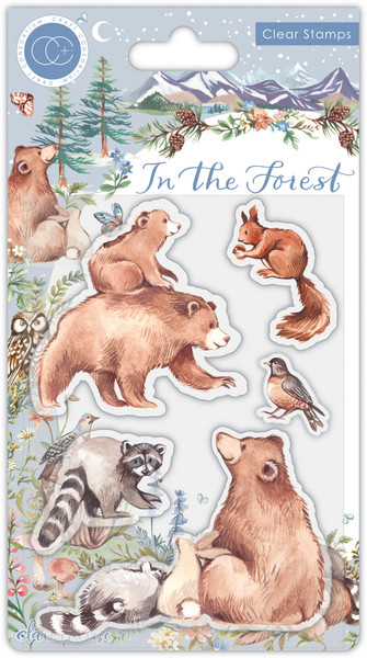 CCSTMP072 In The Forest Clear Stamps Bear