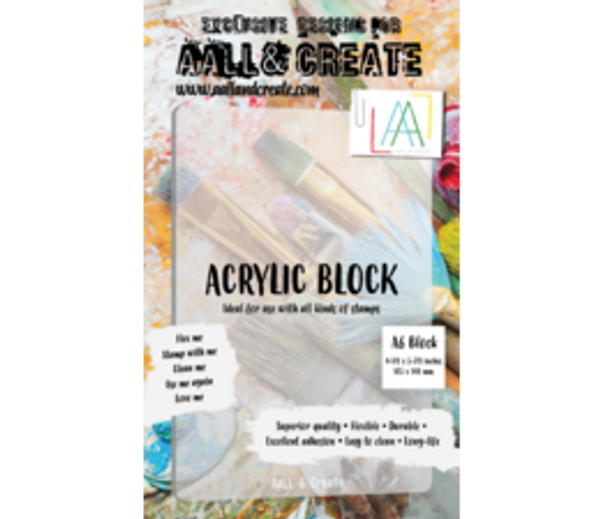 Aall and Create Acrylic Block A6 