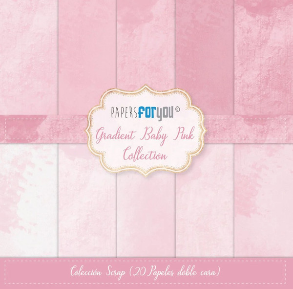 PFY11767 Gradient Baby Pink Mini Scrap Paper Pack