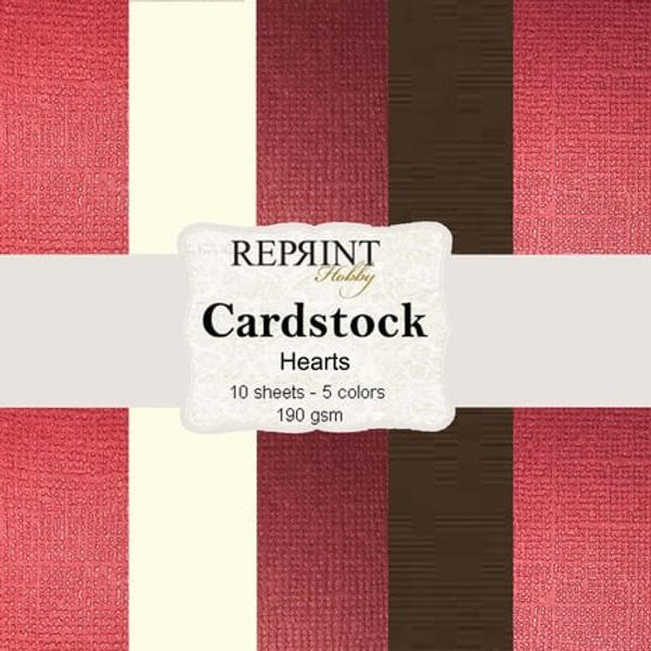 Reprint Cardstock Hearts CSP014