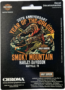 20th Anniversary- Year of the Dragon Decal
