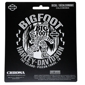 Bigfoot Warped Decal