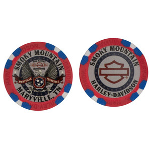 Smoky Mountain Harley Davidson Poker Chip