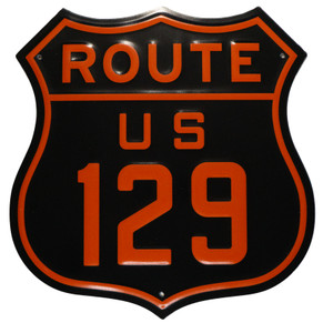 Small US 129 Route Sign