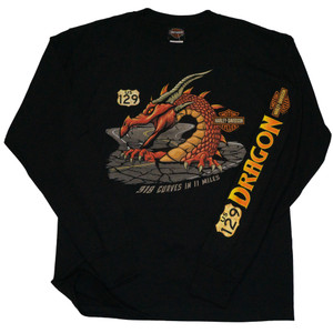 New for 2026! Dragon Burst Men's Long Sleeve Tee