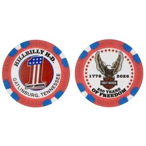 250th Hillbilly HD Poker Chip Limited Series