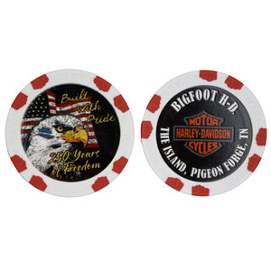 250th Bigfoot HD Poker Chip Limited Series