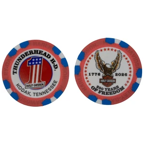 250th Thunderhead HD Poker Chip Limited Series