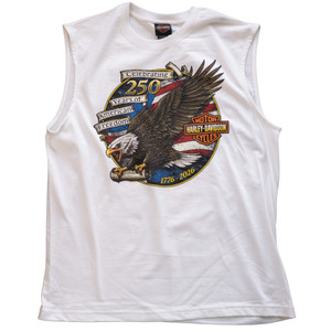 250TH Eagle Script Men's Sleeveless Tee