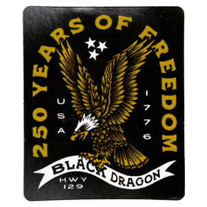 Black Dragon 250th Eagle Sticker
