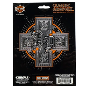 H-D Celtic Cross Decal