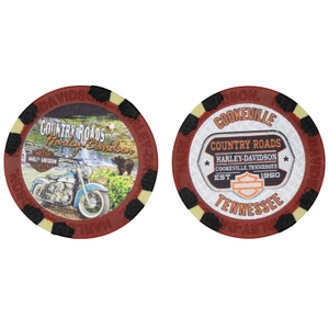 Country Roads Poker Chip