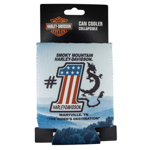 Smoky Mountain Harley-Davidson #1 Dragon Flat Koozie