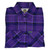 Women's Black Dragon Purple Flannel Shirt