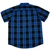 New for 2026! Men's Black Dragon Bamboo Blue Plaid Shirt