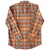 New for Fall 2026! Men's Black Dragon Orange & Teal Tartan Flannel Shirt